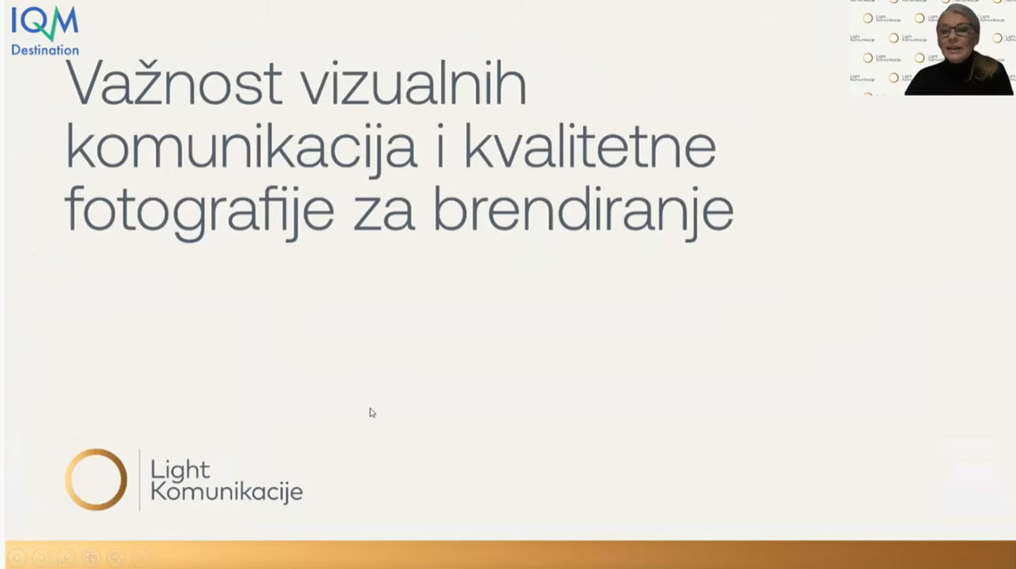 Predavanje za turističke djelatnike i stručnu javnost „Važnost vizualnih komunikacija i kvalitetne fotografije za brendiranje“